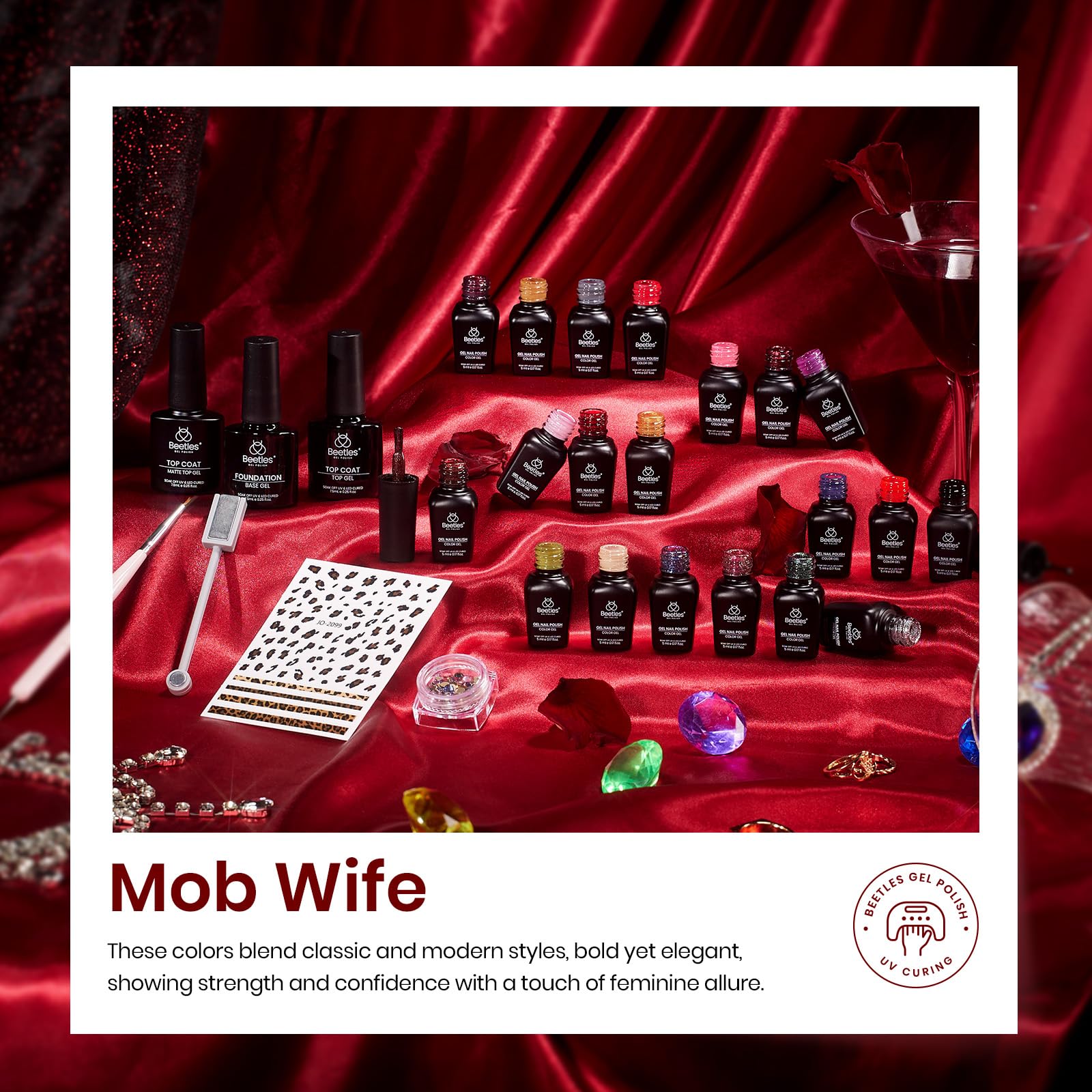 Beetles base and top coats finish nails smoothly