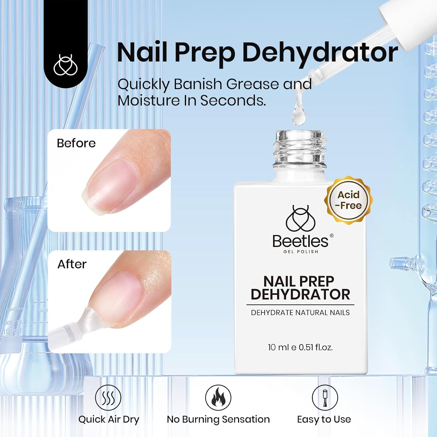 Beetles Base Gel focus on strong bonding and smooth surface