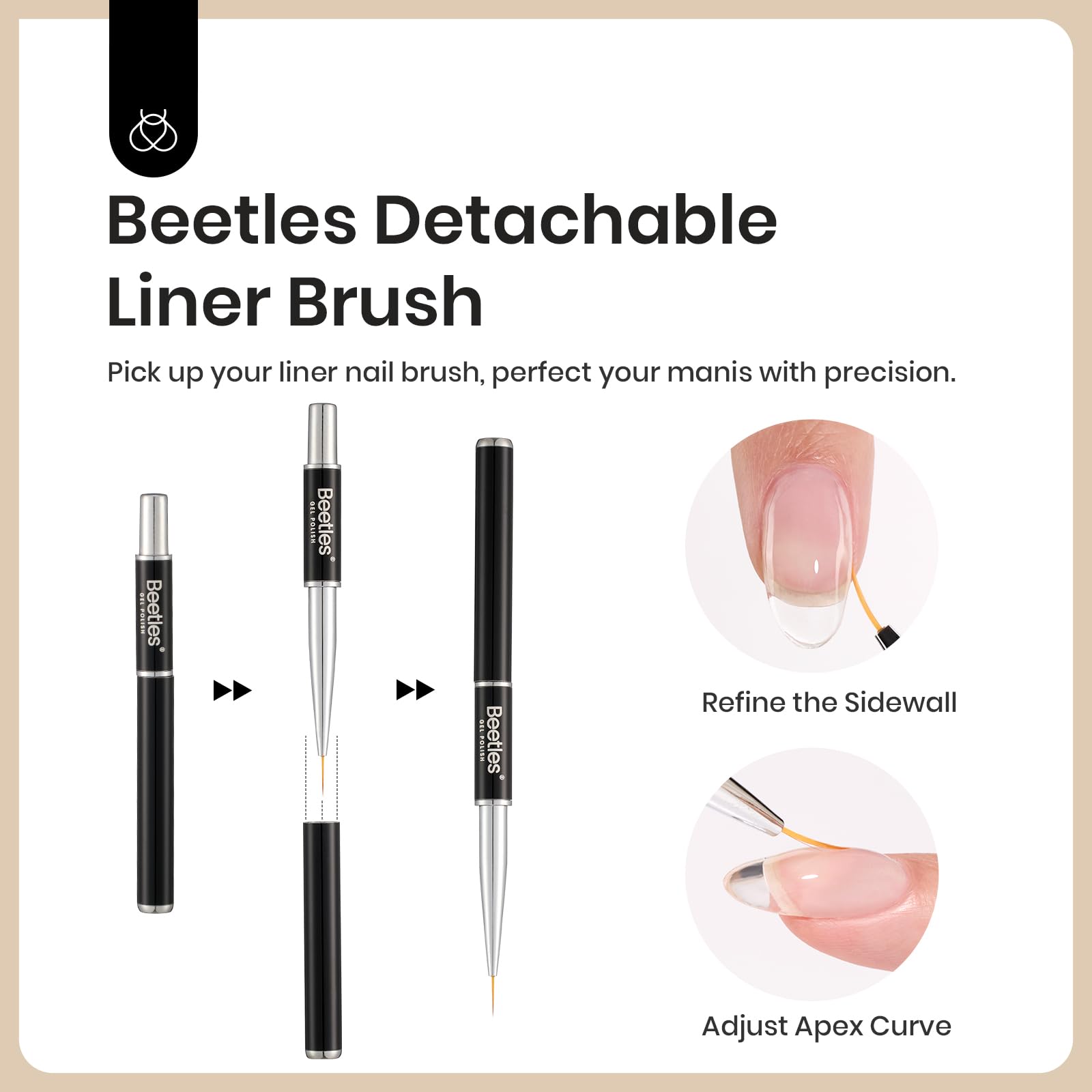 Beetles blooming gel with brush enables blooming effects in seconds.