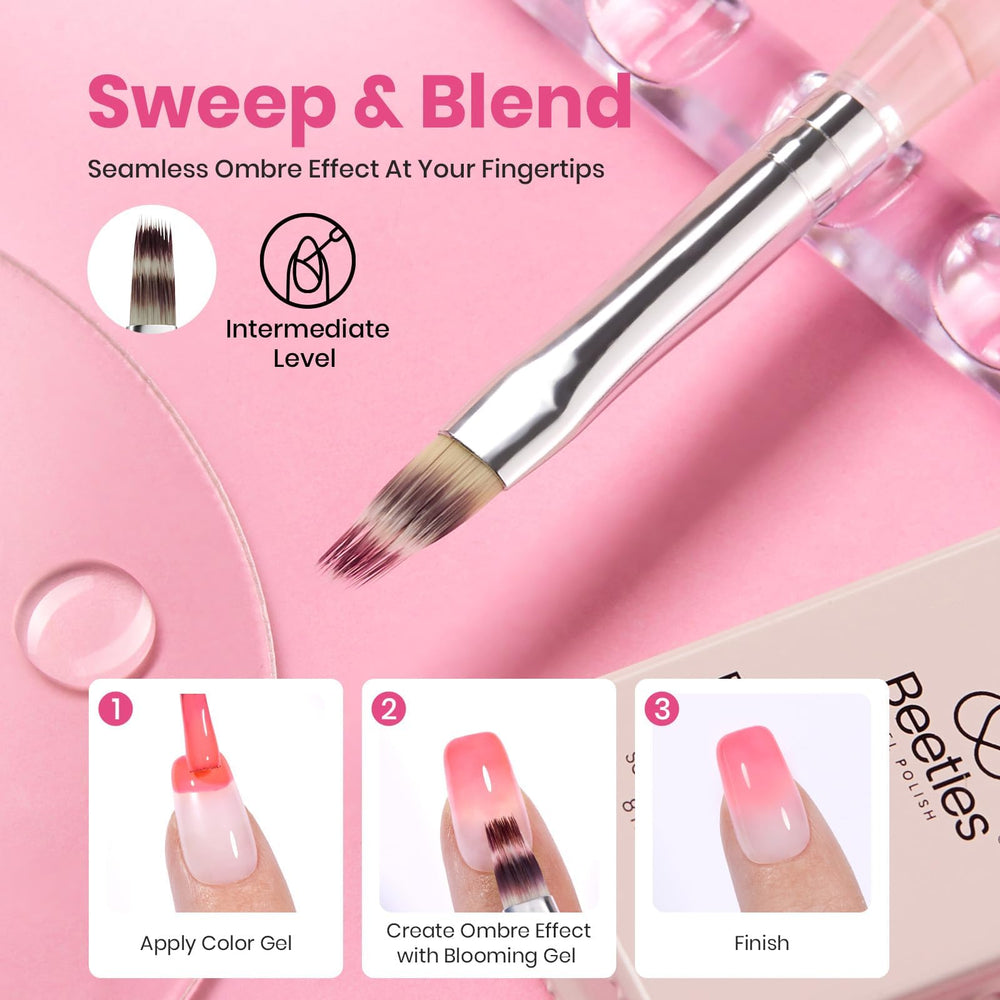 Beetles Blooming Gel nail art palette for effortless color mixing