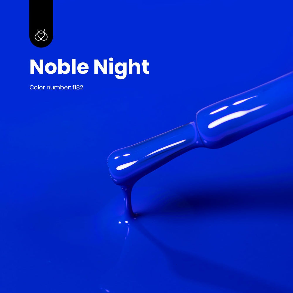 Beetles Blue Gel Nail Polish Noble Night swatch demonstrates glossy finish and color payoff