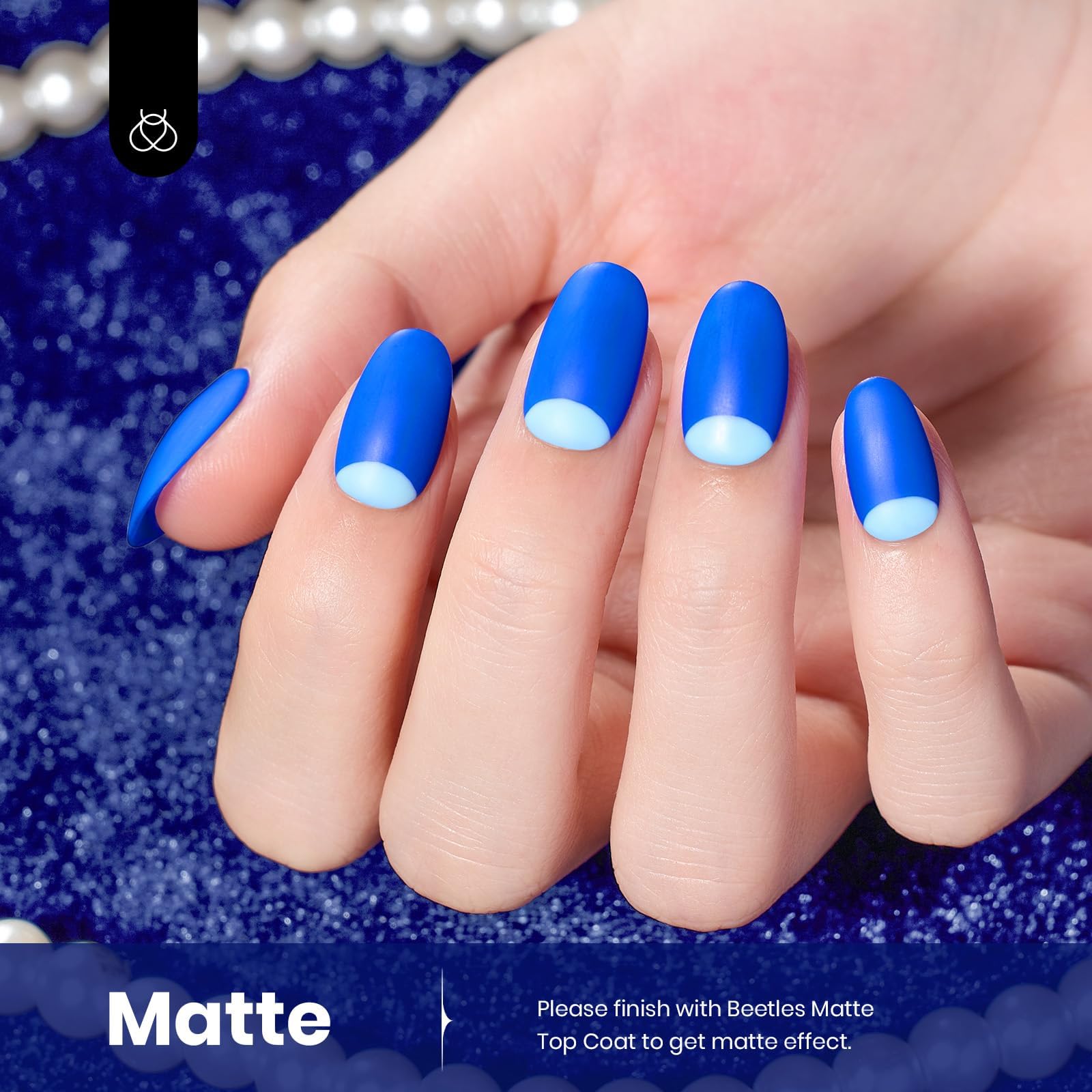 Beetles UV/LED curing setup shows quick dry under lamp for efficient manicure sessions