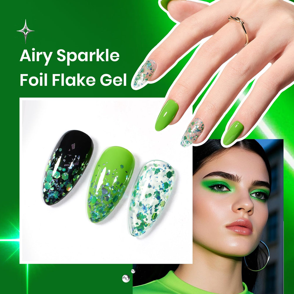 Beetles Brat Tribe Silver glitter rhinestones close-up for luxe nail art