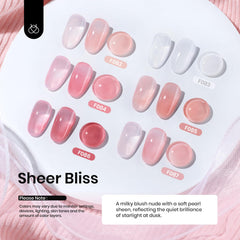 Beetles 5-in-1 builder gel for base, color, and nail extension in one step.