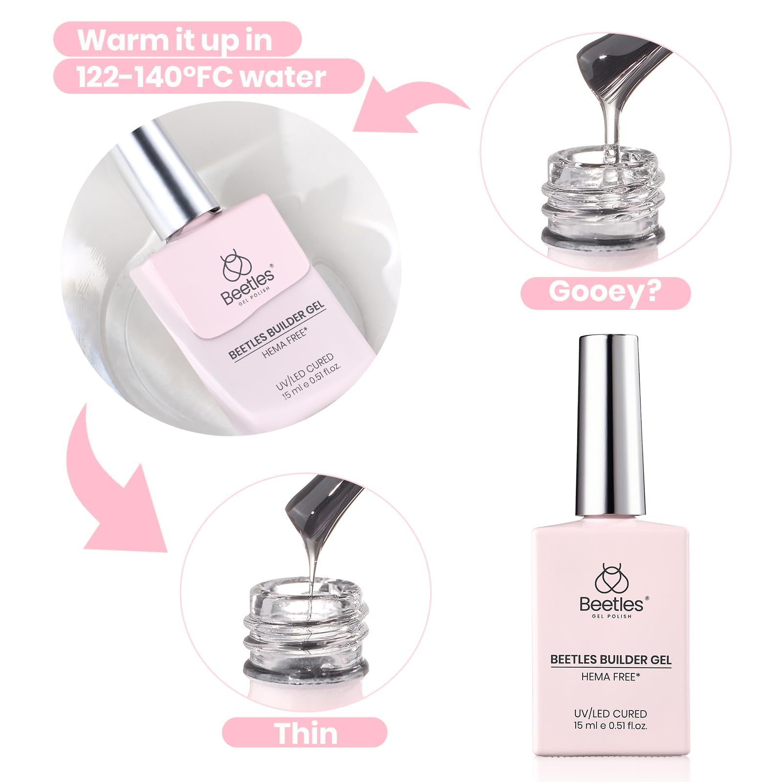 Beetles Builder Gel beginner-friendly at-home kit enables DIY salon-quality results.