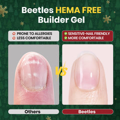 Beetles Builder Gel Kit Builder Gel White for smooth nails