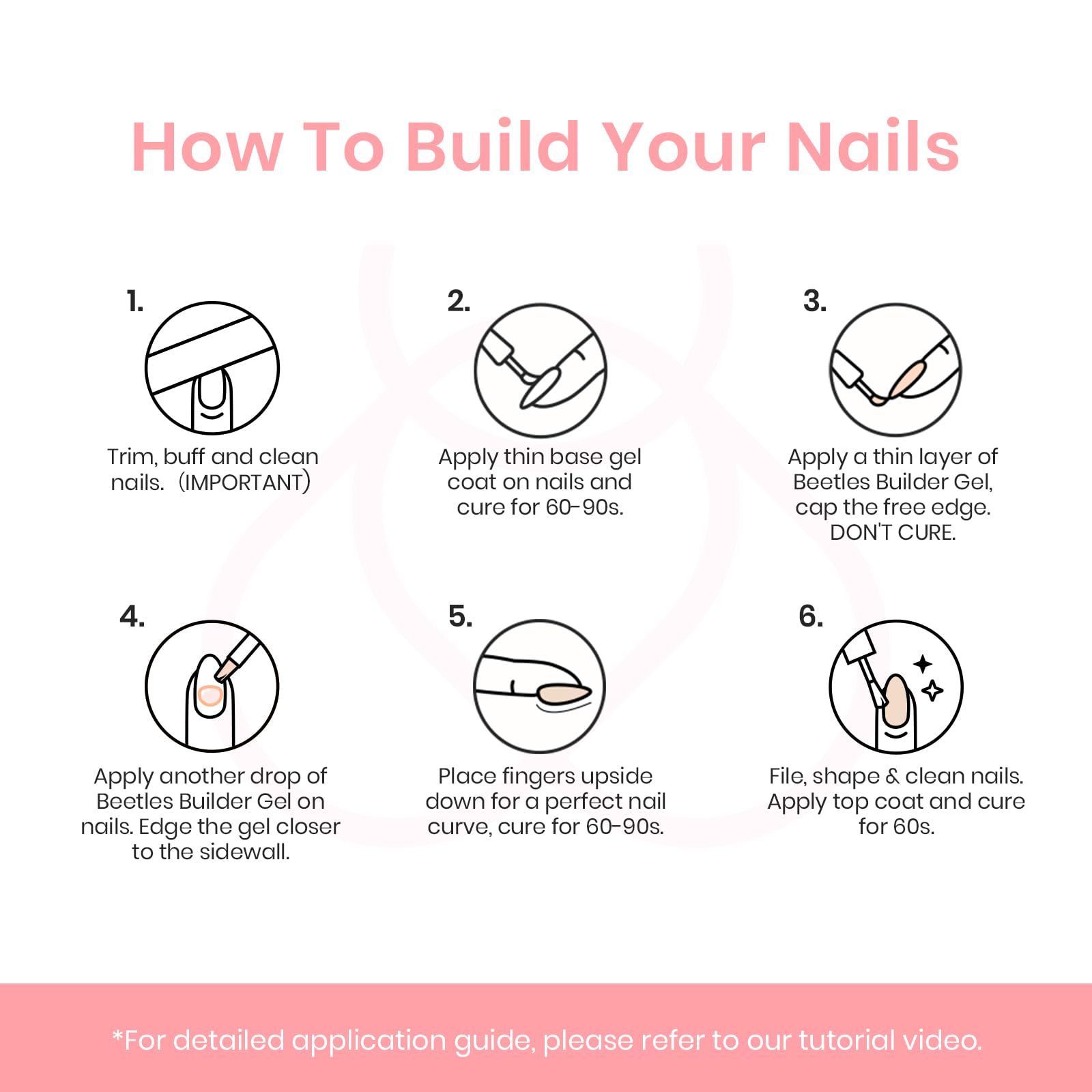 Beetles Builder Gel provides long-lasting nail extensions for 30 days.
