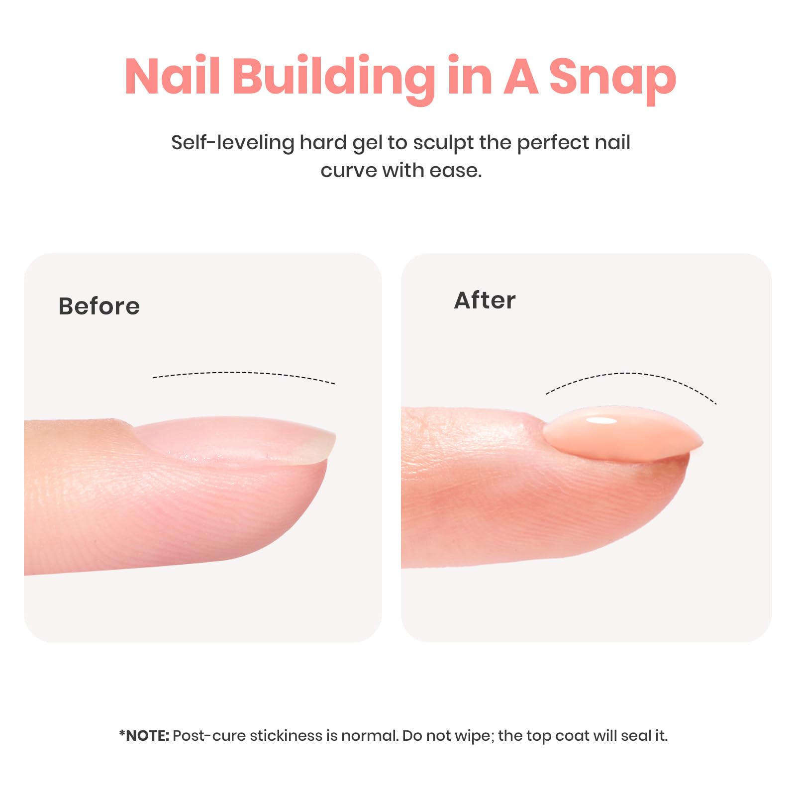 Beetles Builder Gel low-odor-natural-resin ensures comfortable, at-home nail sessions.