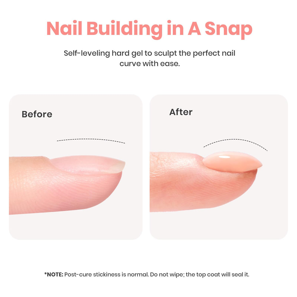 Beetles Builder Gel low-odor-natural-resin ensures comfortable, at-home nail sessions.