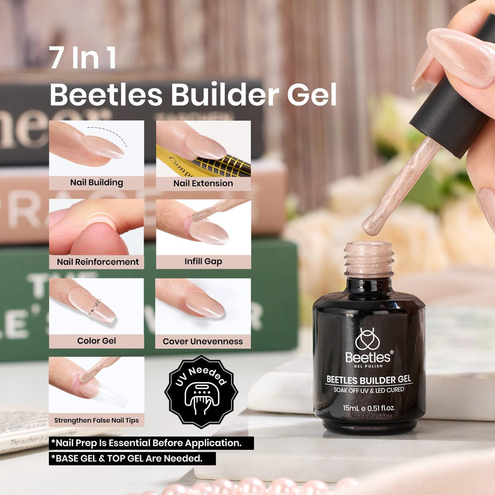 Beetles Builder Gel magnet-cat-eye tool shows magnetic shaping options.