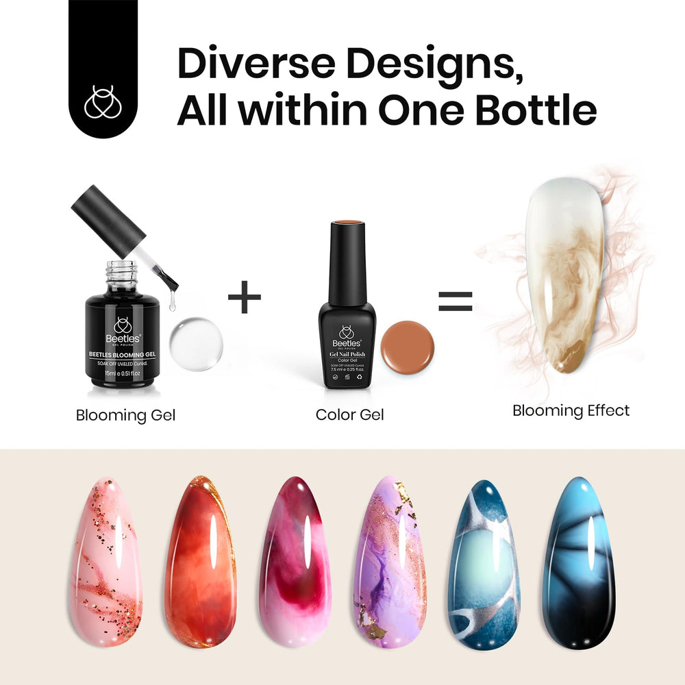 Beetles builder gel for durable nail extensions and protection.