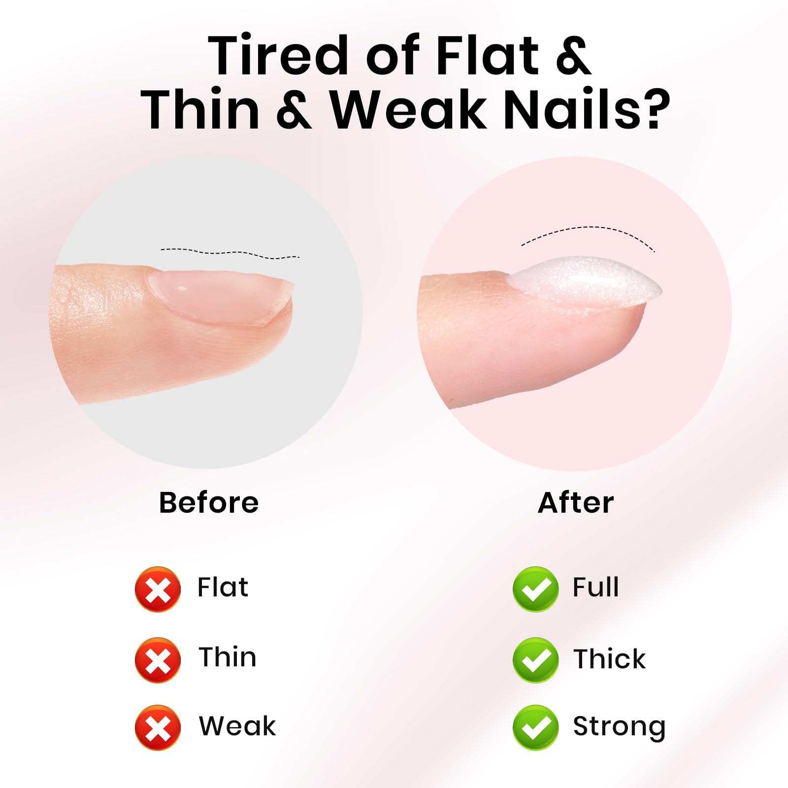 Beetles Builder Gel nails-application shows smooth self-leveling for easier at-home manicures.