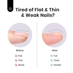 Beetles Builder Gel top coat seals shine and prevents stickiness.