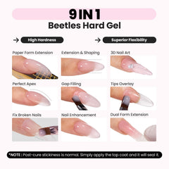 Beetles C-curve sculpting hard gel 1oz (c-curve-sculpting-hard-gel-1oz) aids precise curves and durable extensions.