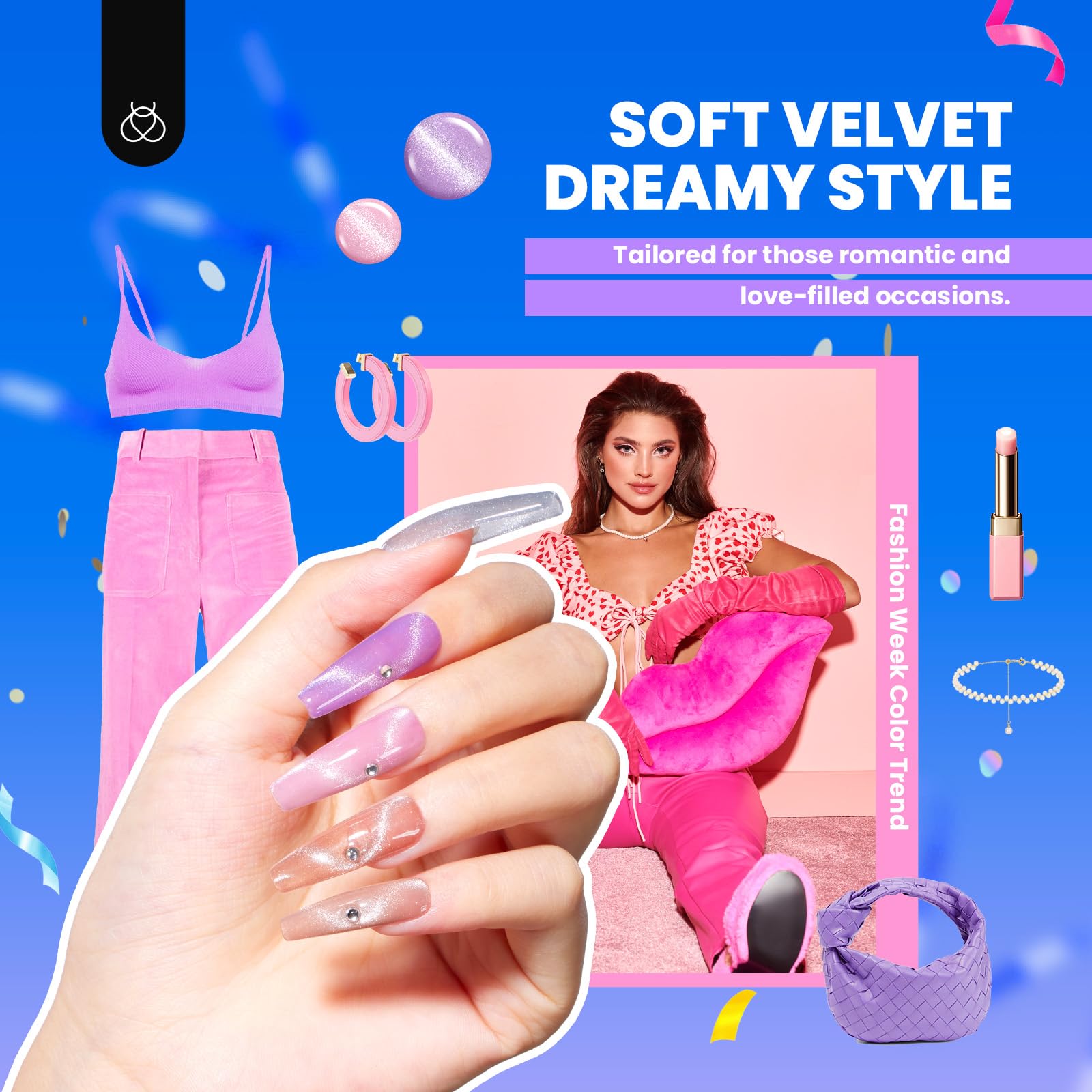 Beetles Cat Eye Gel Nail Polish Kit glossy top coat for radiant shine