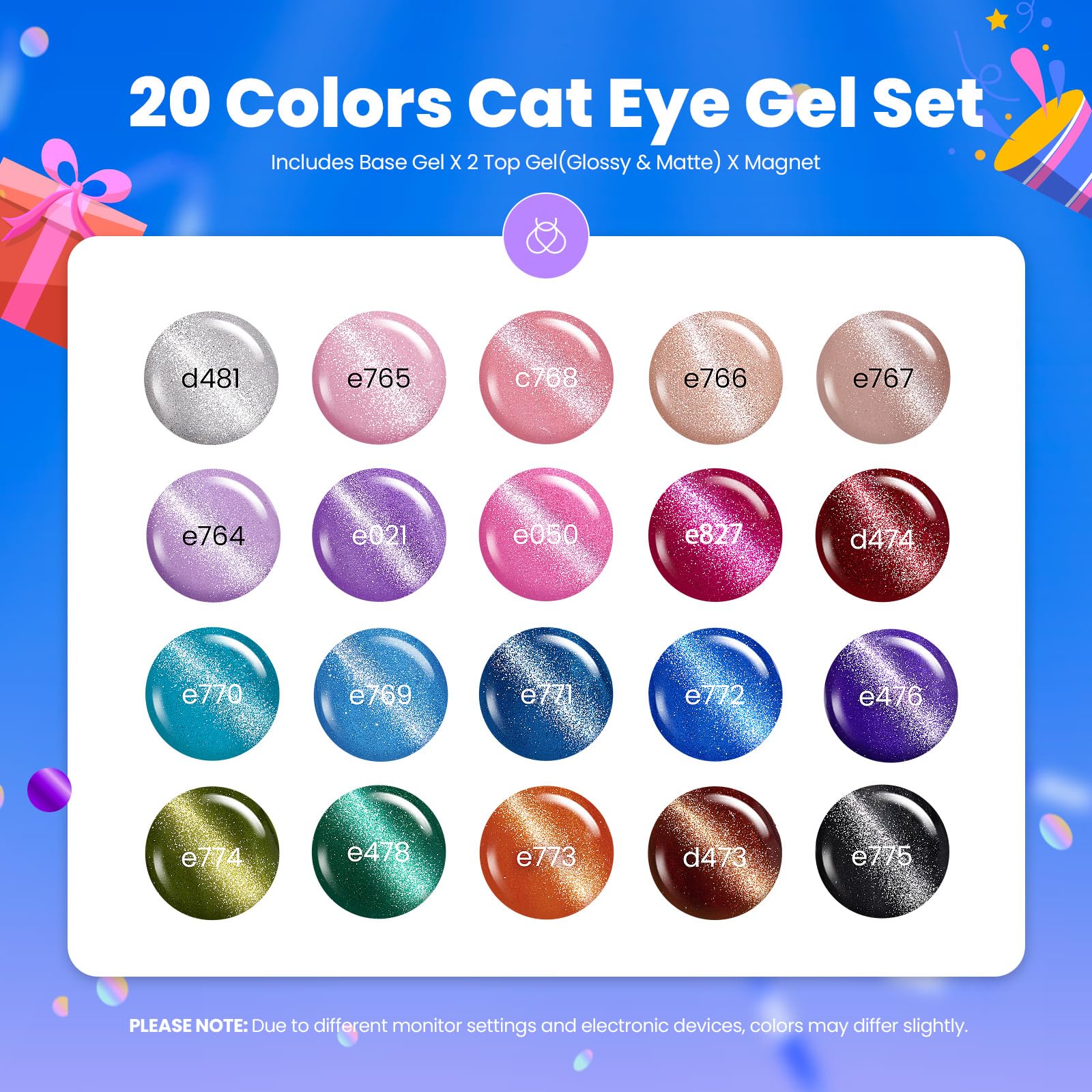 Beetles Cat Eye Gel Nail Polish Kit magnet for customizable effects at home