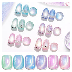 Beetles Cat Eye Gel Nail Polish Set packshot highlights magnetic shades for chic at-home manicures.