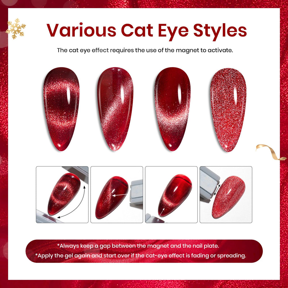 Beetles Cat Eye Gel Polish brown swatch captures rich earthy tones.