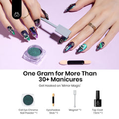 Beetles Cat Eye Magnet enables rainbow cat-eye effects with magnetic precision.