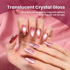 Beetles Cat Eye Gel Polish Swatches showcase six versatile color options for different moods