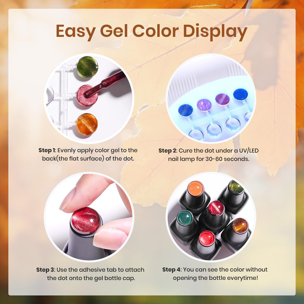Beetles Cat Eye pearl-style polish adds multidimensional shine.