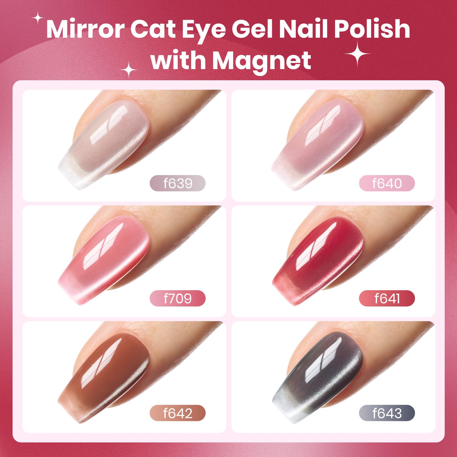 Beetles Cat Eye Gel Polish UV/LED Cure for quick, salon-like results at home
