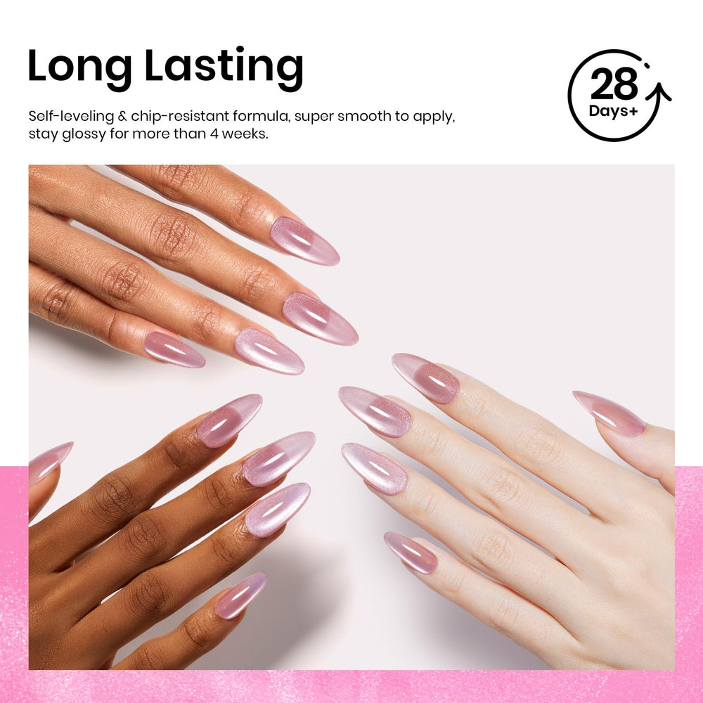 Beetles Cat Eye Gel Polish packaging is elegant and gift-ready for special occasions.