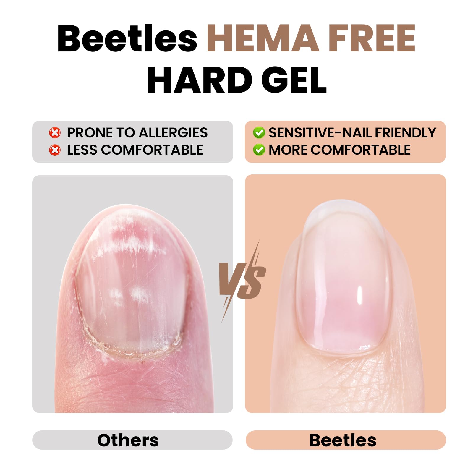 Beetles Chestnut Breeze color swatches reveal four warm tones for fall nails