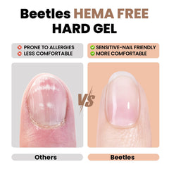 Beetles Chestnut Breeze color swatches reveal four warm tones for fall nails