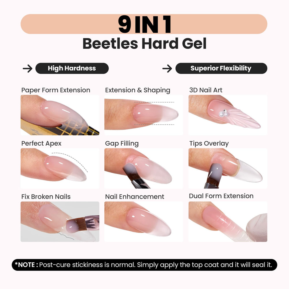 Beetles Chestnut Breeze jar closeup highlights thick yet flexible gel for sculpting