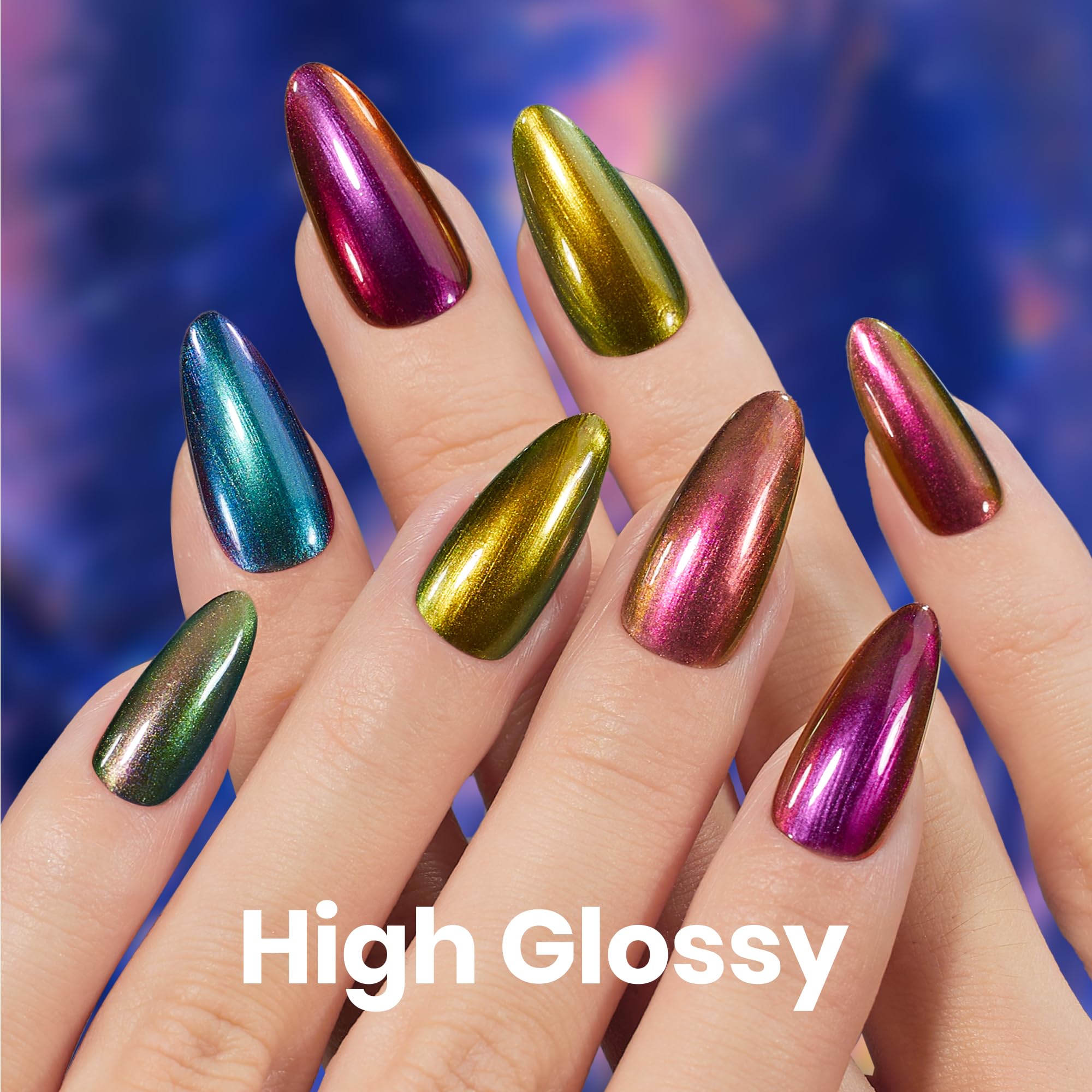Beetles Chrome Nail Polish 8 Days Wear demonstrates lasting shine and durability