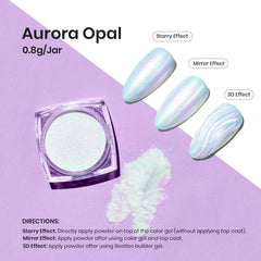 Beetles Chrome Powder Unicorn shimmer adds magical accents to DIY nails.