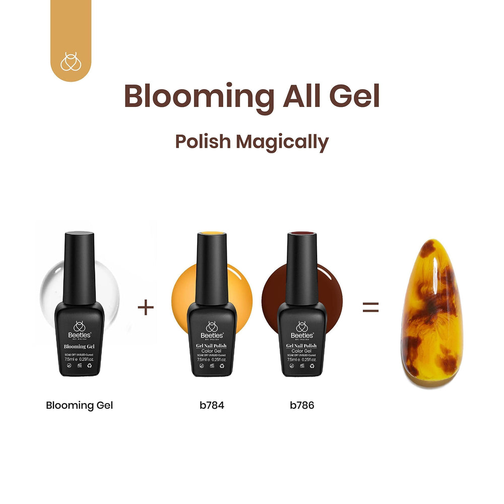 Beetles Clear Blooming Gel close-up for blooming nail art effect