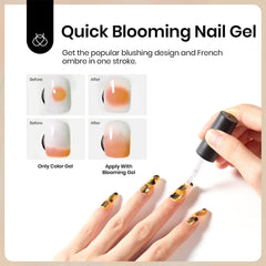 Beetles clear nail strengthener gel shapes and reinforces nails.