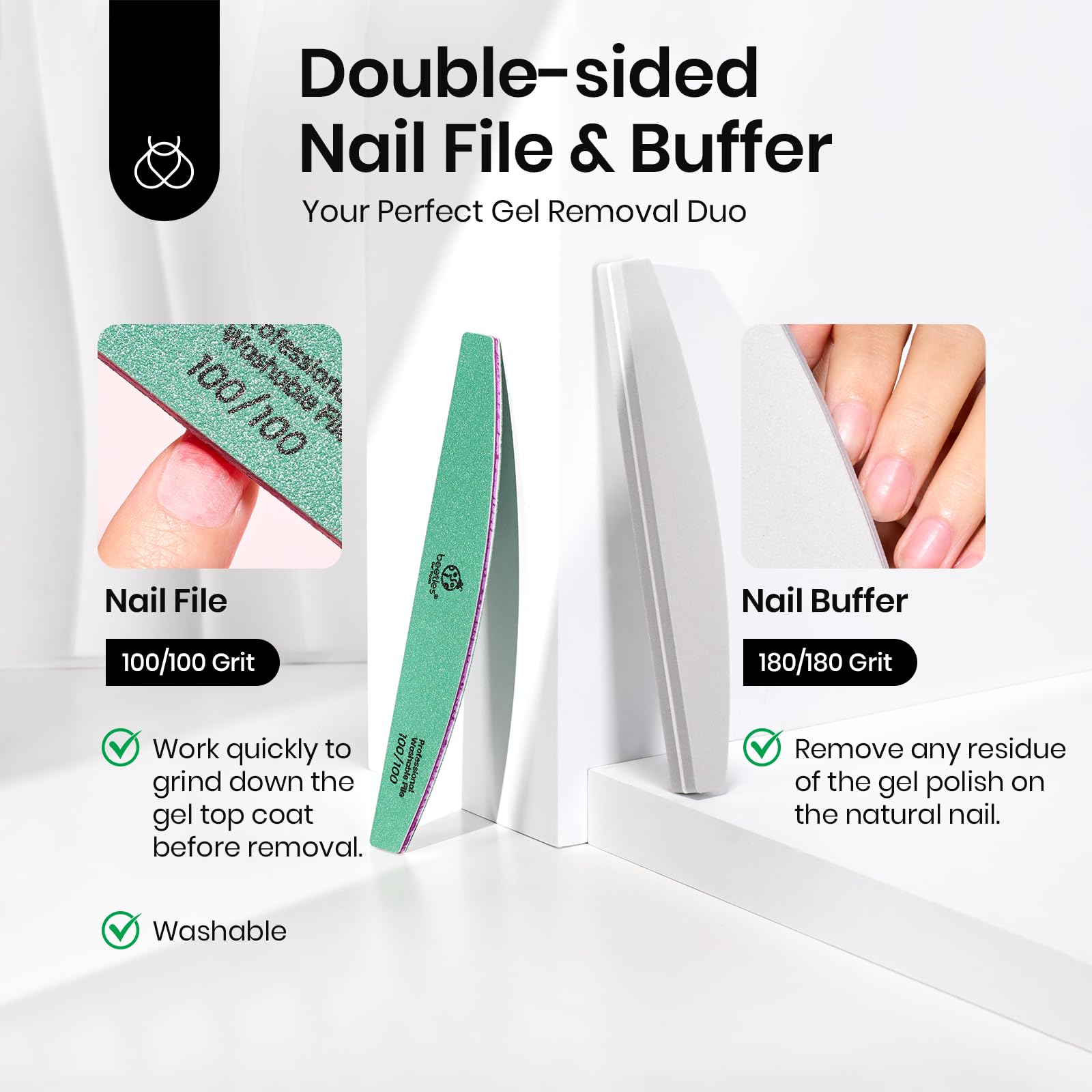 Beetles Cuticle Pusher aids gentle prep before polish