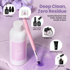 Beetles Deep Cleanse crystal-clear solution close-up for residue-free cleaning