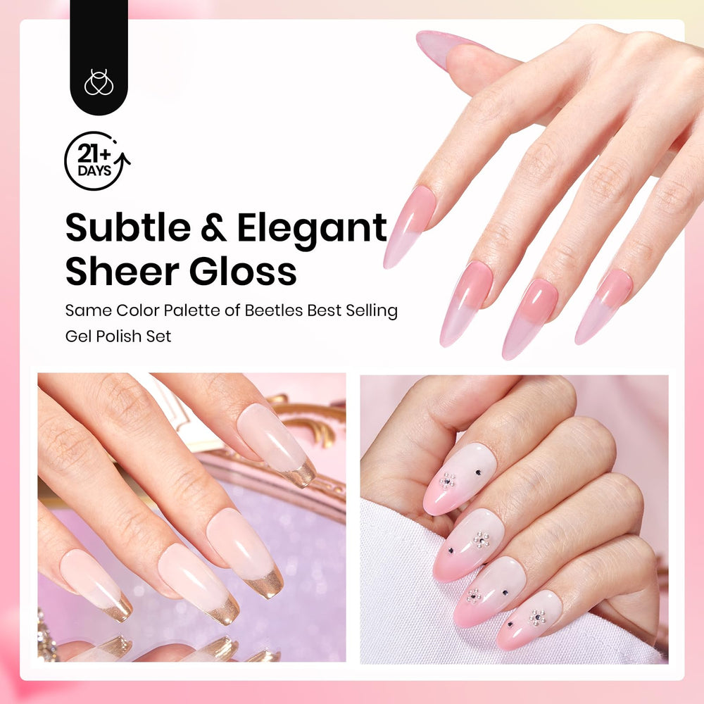Beetles Dip Powder air-dry application demonstrates easy home manicure