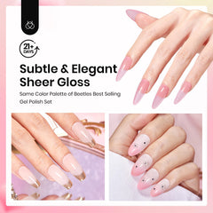 Beetles Dip Powder air-dry application demonstrates easy home manicure