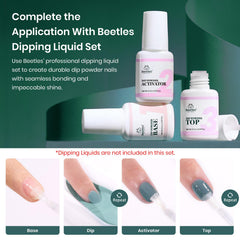 Beetles Dip Powder Kit no-lamp curing feature demonstrated for quick home use