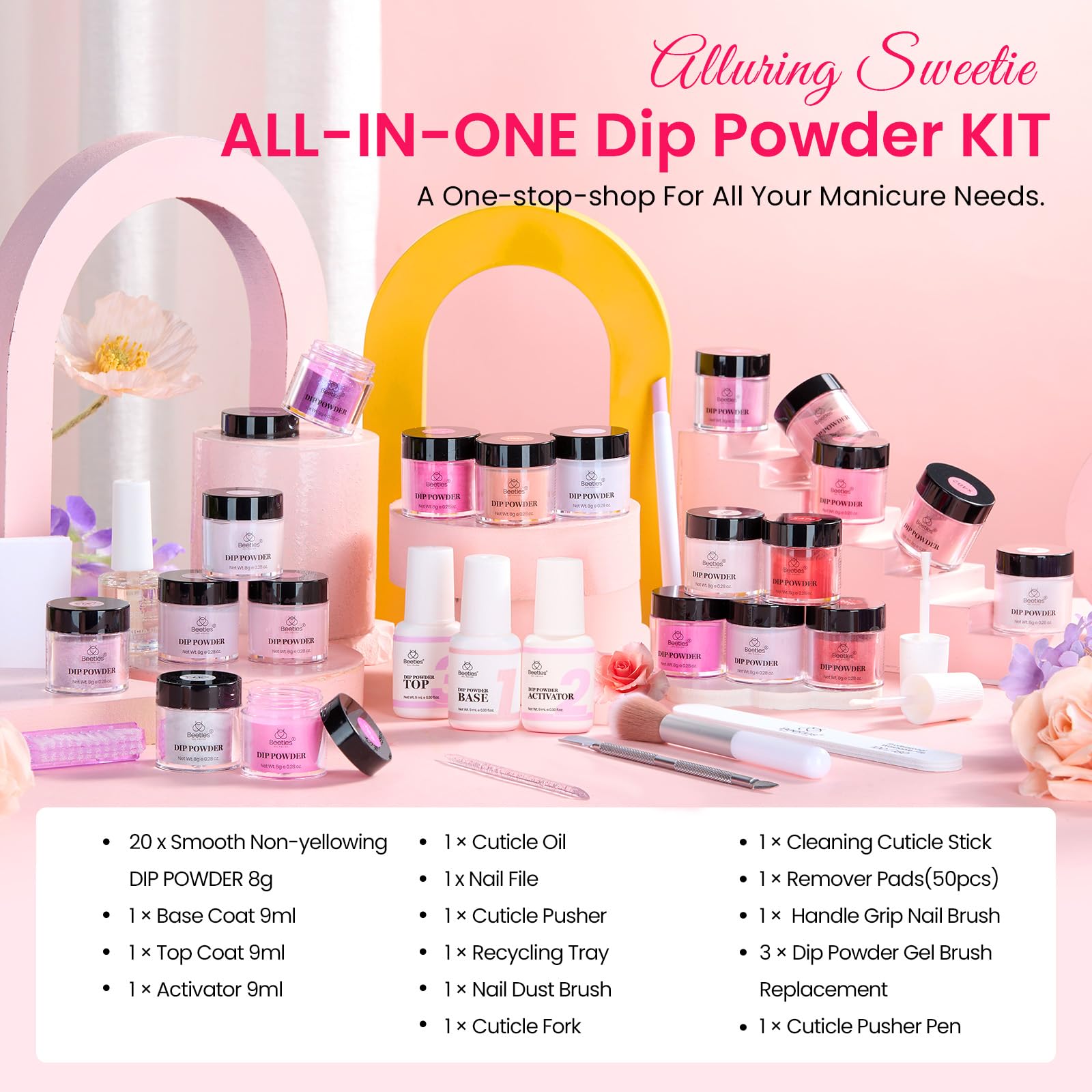 Beetles Dip Powder Tools for efficient at-home manicure and cleanup.