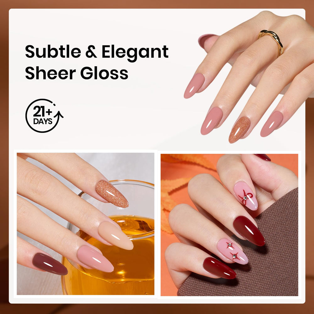 Beetles Dip Powder top coat provides glossy, chip-resistant seal.