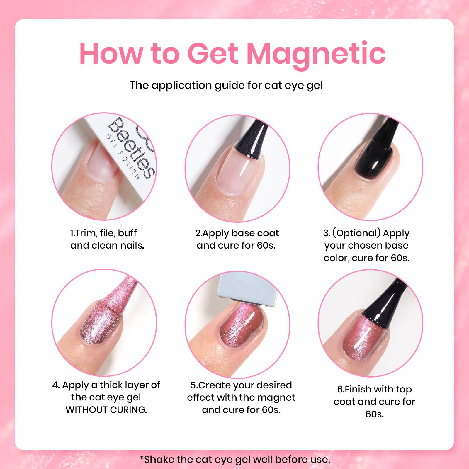 Beetles DIY home nail art design kit for personal manicure at home