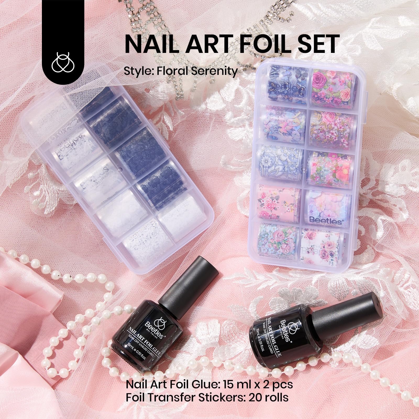 Beetles DIY Manicure Gift Set ideal for personal use or professional artists