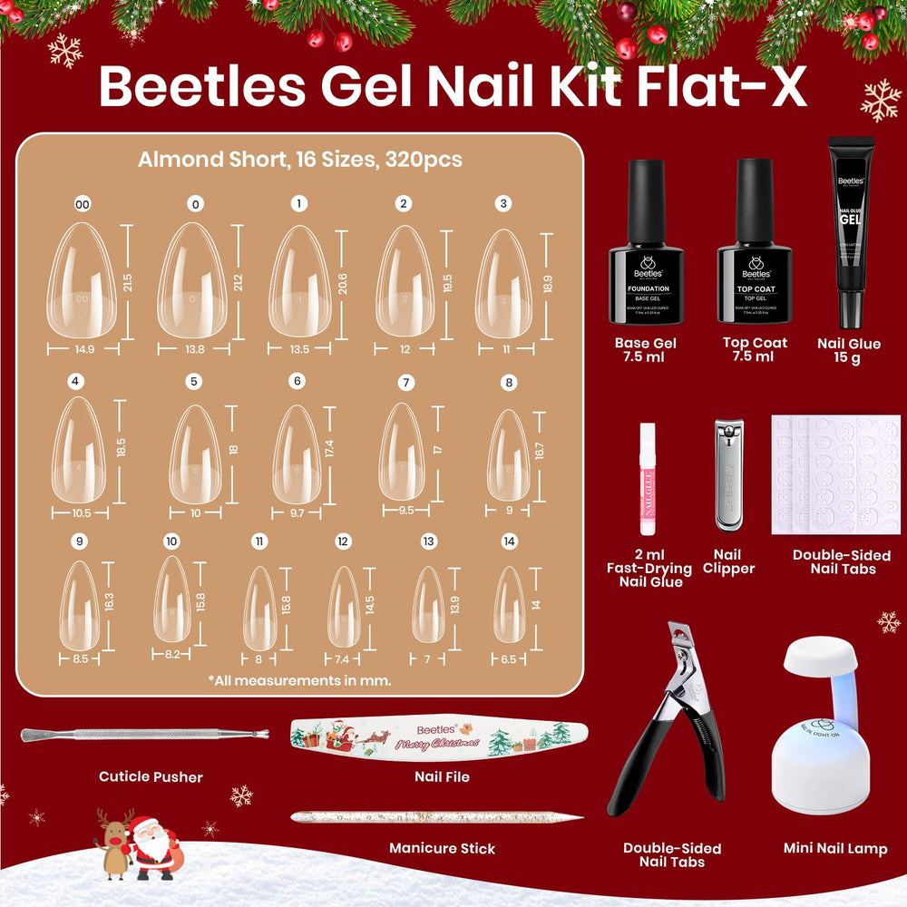 Beetles DIY manicure tools kit including file, clipper, pusher for home use