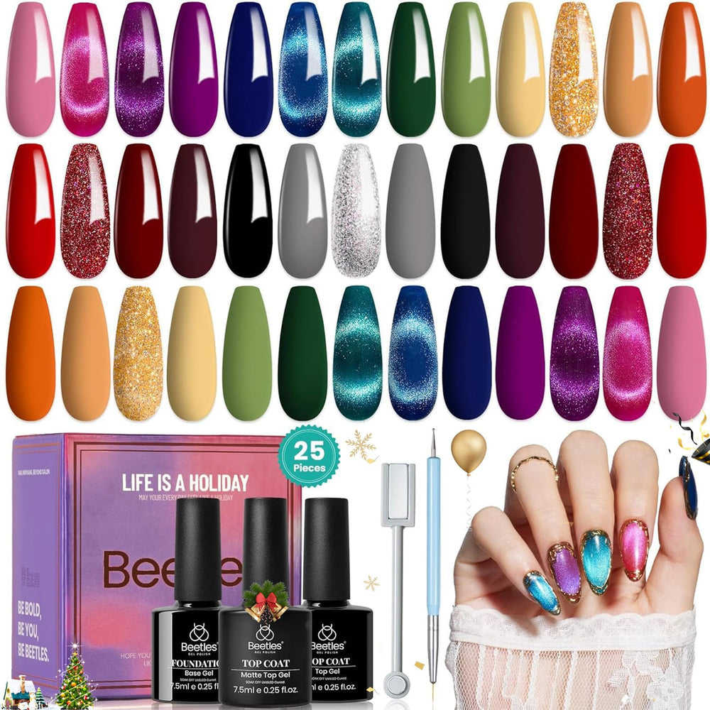 Beetles durable 28-day wear promises long-lasting color.