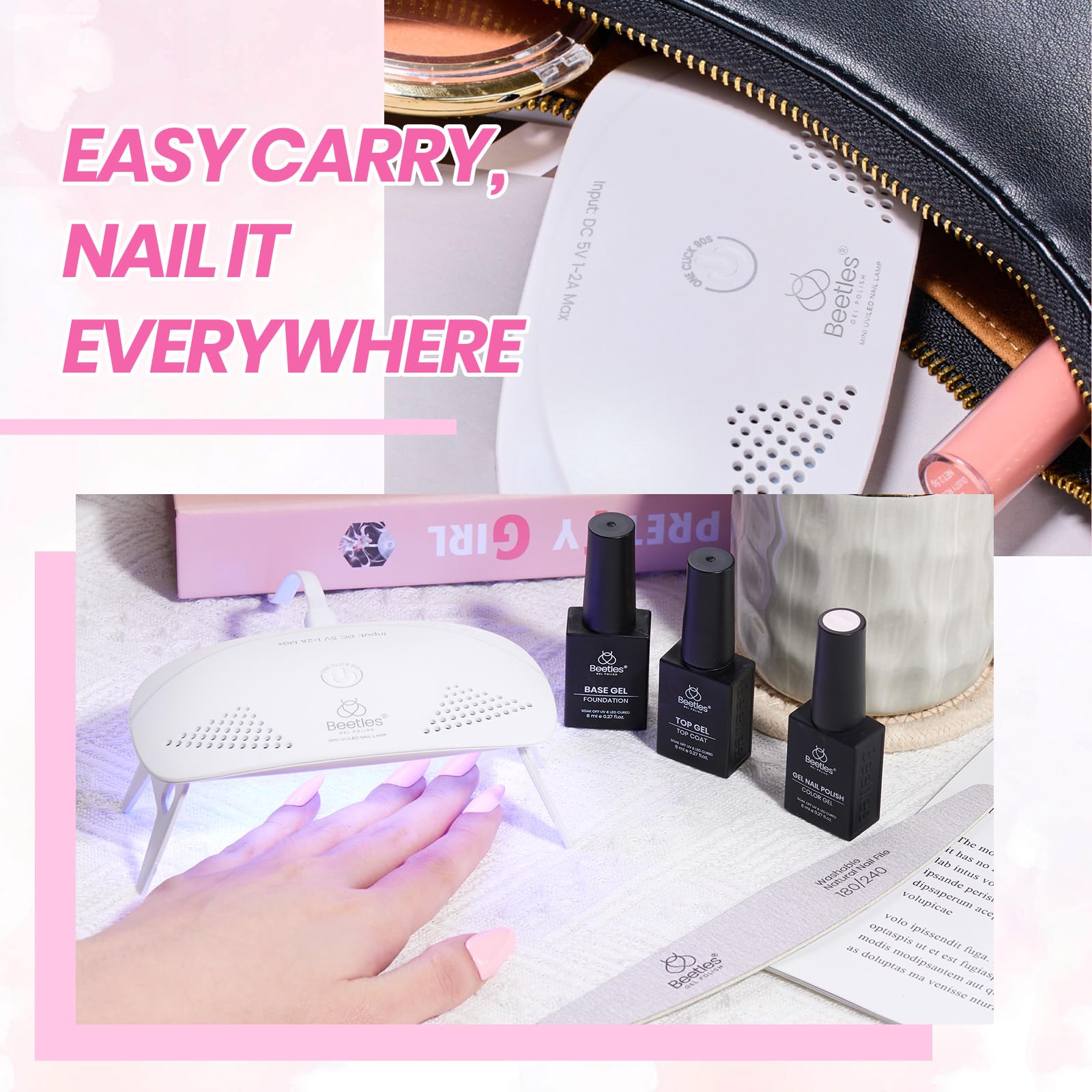Beetles application guide for smooth, even gel coverage