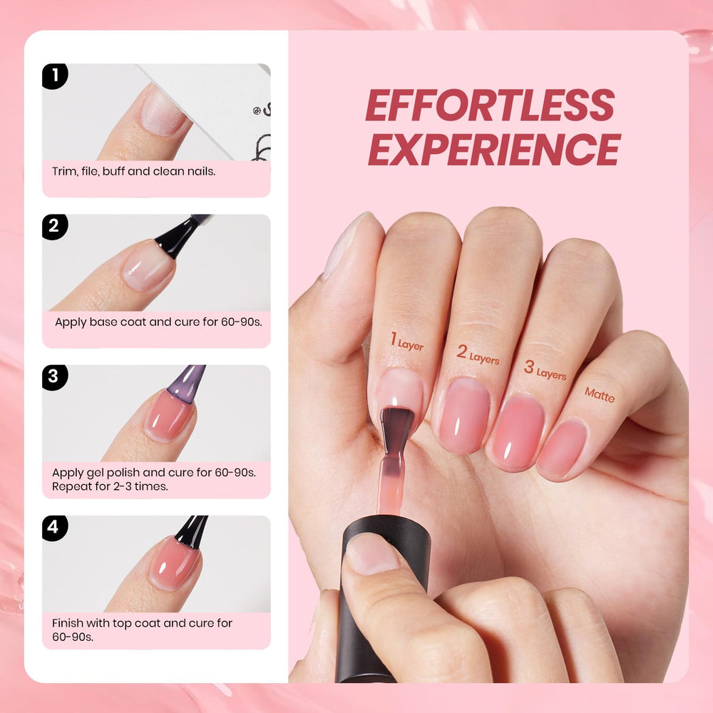 Beetles Nude Pink Gel en envase, ideal para retoques en cualquier lugar.