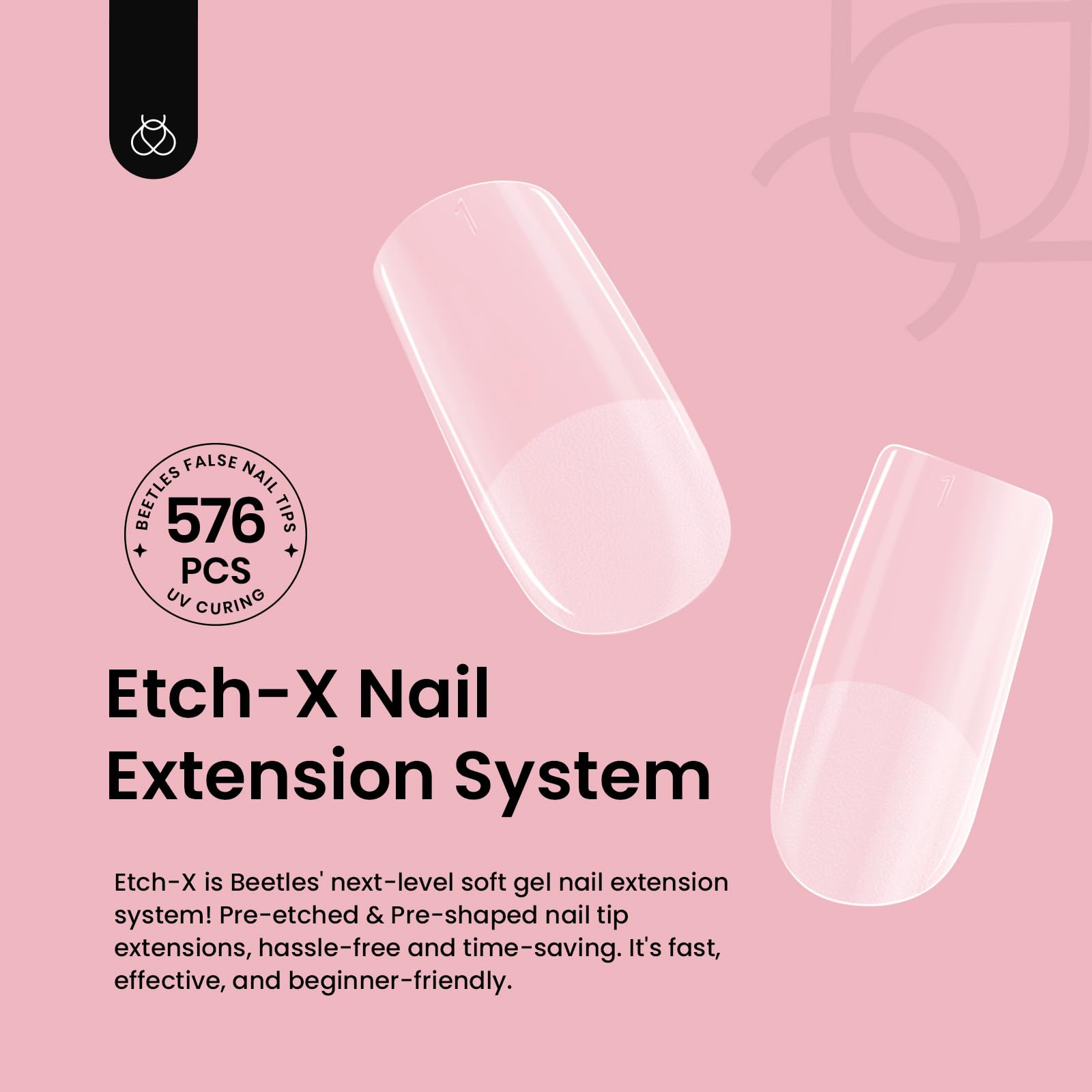 Beetles Etch-X pre-etched tips enable quick, precise DIY manicures