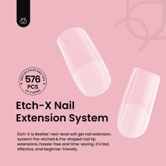 Beetles Etch-X pre-etched tips enable quick, precise DIY manicures