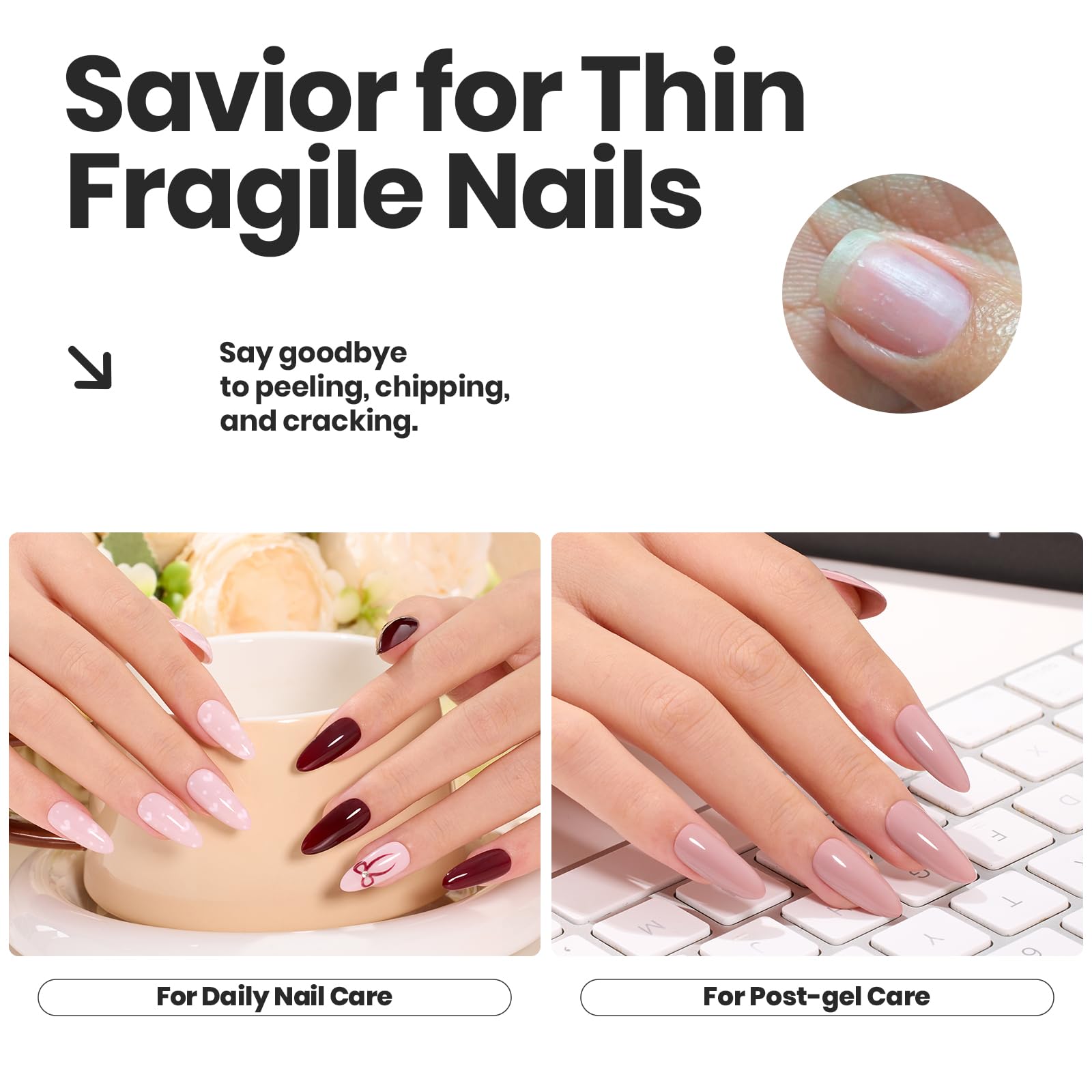 Beetles Gel Polish Coconut Mousse swatches display six colors for salon-like at-home nails.